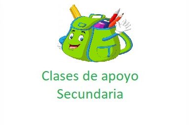 calses de apoyo secundaria